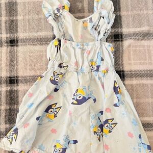 Kids Bluey Print Dress